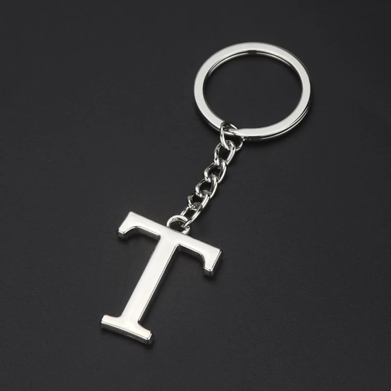 Alpha A-Z Hand Keychain for Women Purse Charms for Handbags Unique Toys Alphabet Initial Letter Pendant with Key Ring