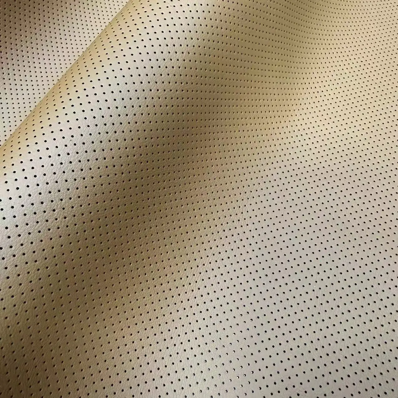 High Quality Best Price Perforated Car Seat Leather Nappa Microfiber Perforated Faux Synthetic Leather