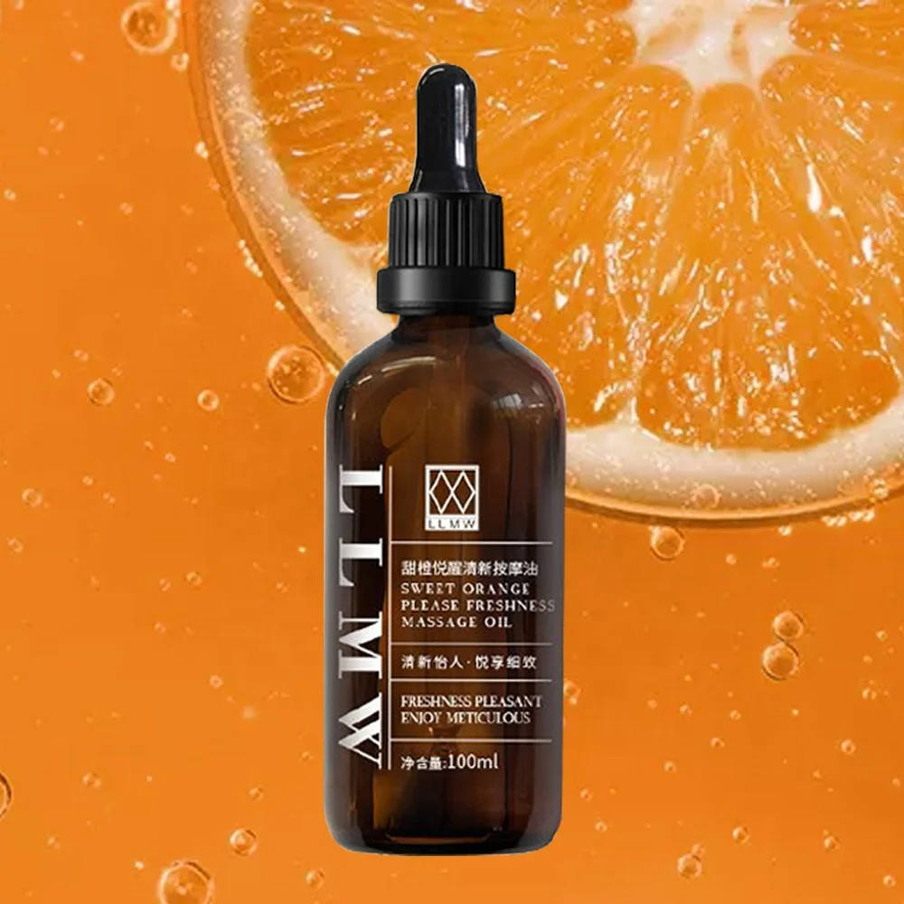 Factory Price Wholesale Sweet Orange massage Oil Quantity Original Key Golden Color Liquid Material Raw Natural material