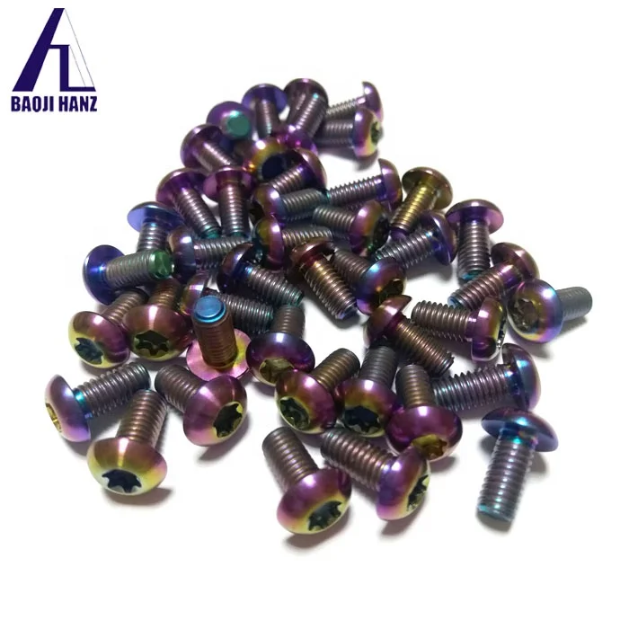 Titanium m2 m3 titanium torx Винт цветной