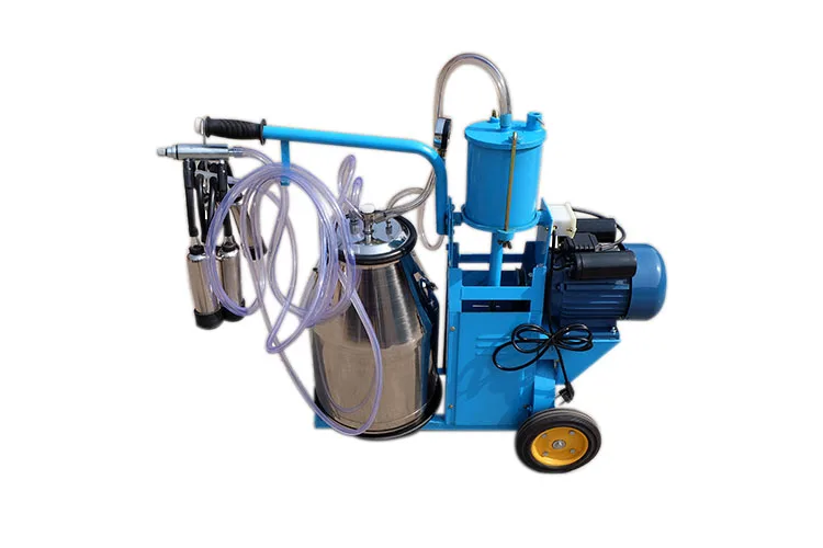 animal electric dairy small vacuum pump single portable cow milking machine