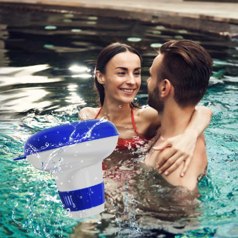 Unique Features Blue Appearance Safe and Reliable Material Inground Pool Chlorine Dispenser
