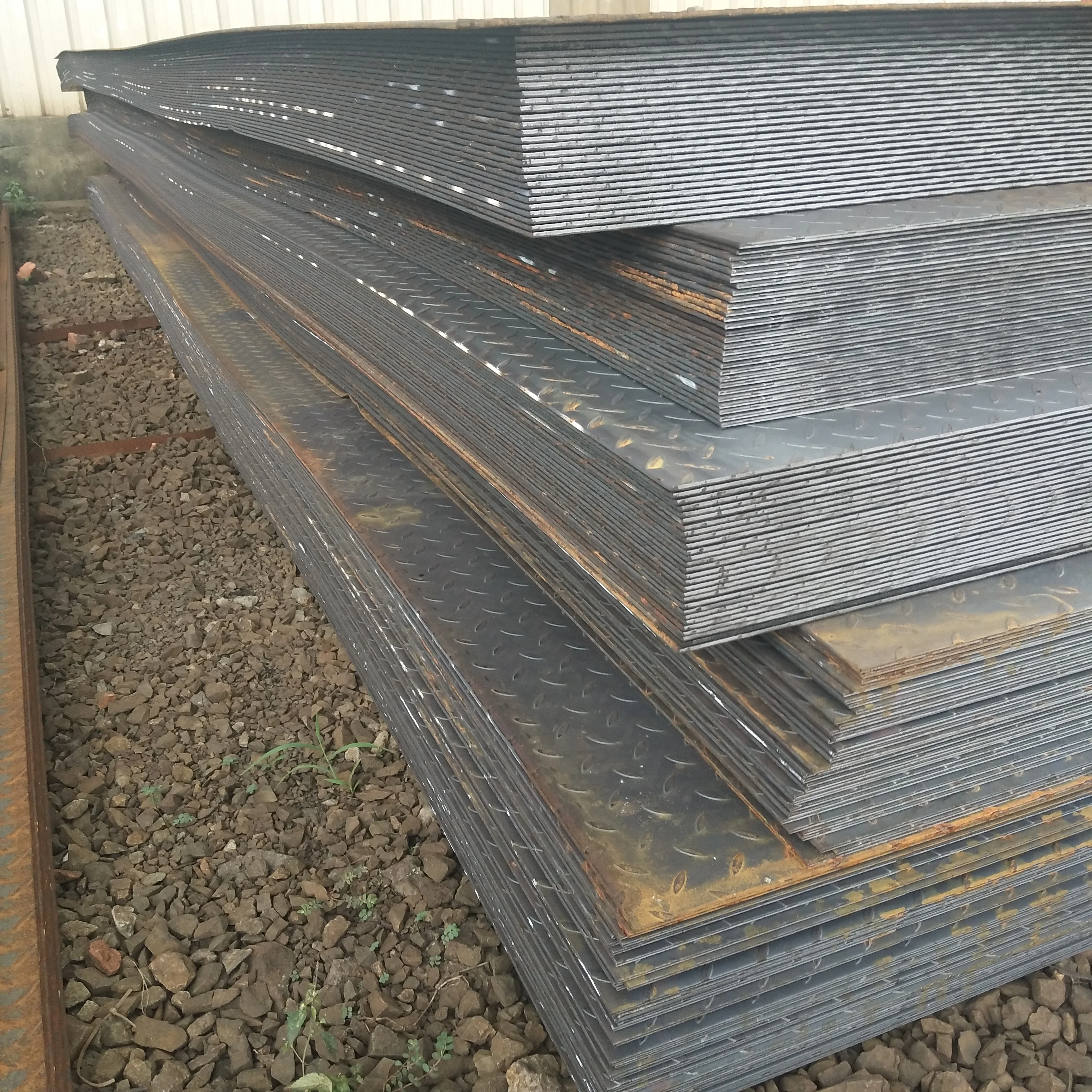 ASTM A36 Hot Rolled Steel Galvanized checkered Carbon Steel Sheet/plate chequered coil for steel products manufacturers