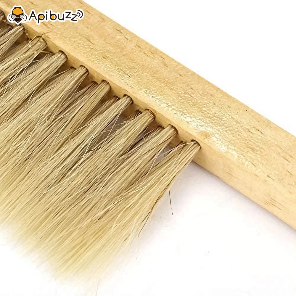 Bristle Bee Brush Wooden Handle Honey Comb Tools Remove Bees Apiculture Beekeeping Equipment Apicultura