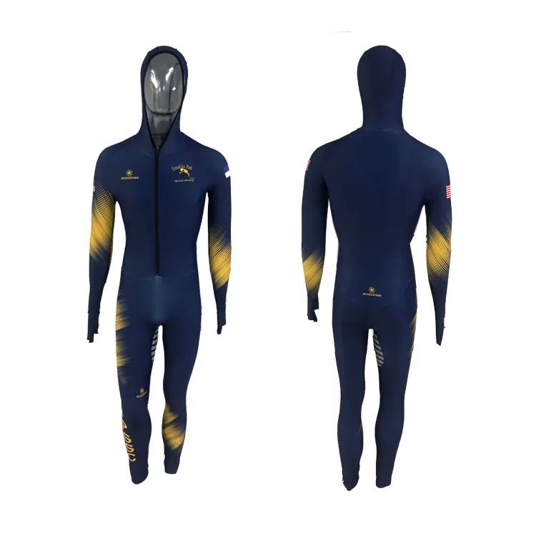 Roadstar custom OEM full sublimation printing windproof fabric Ice long track suit for ice sports