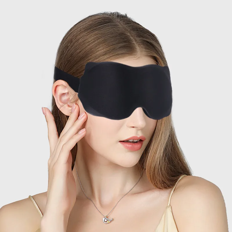 Customized 3D Memory Foam Sleeping Eye Mask Blindfold Sleep Eye Cover Light Weighted