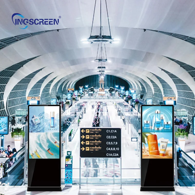 INGSCREEN рекламный светодиодный дисплей 32-дюймовый вывеска наружный экран цифровой такси