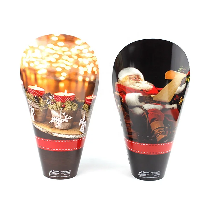 plastic Printing plant pot cover, Flower customized decorate plastic plant pot