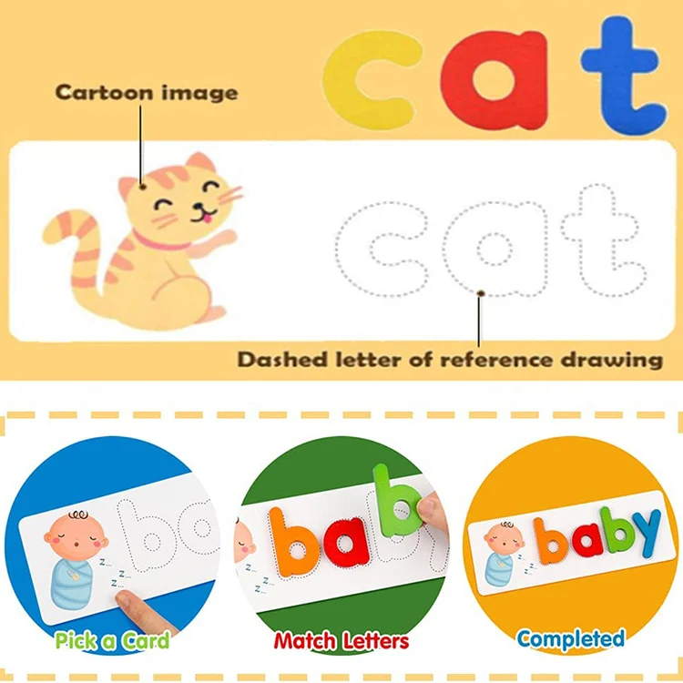 Wholesale Custom Preschool Kids Montessori Baby Wooden Colored Alphabet Number Panel Board for Kids Toys