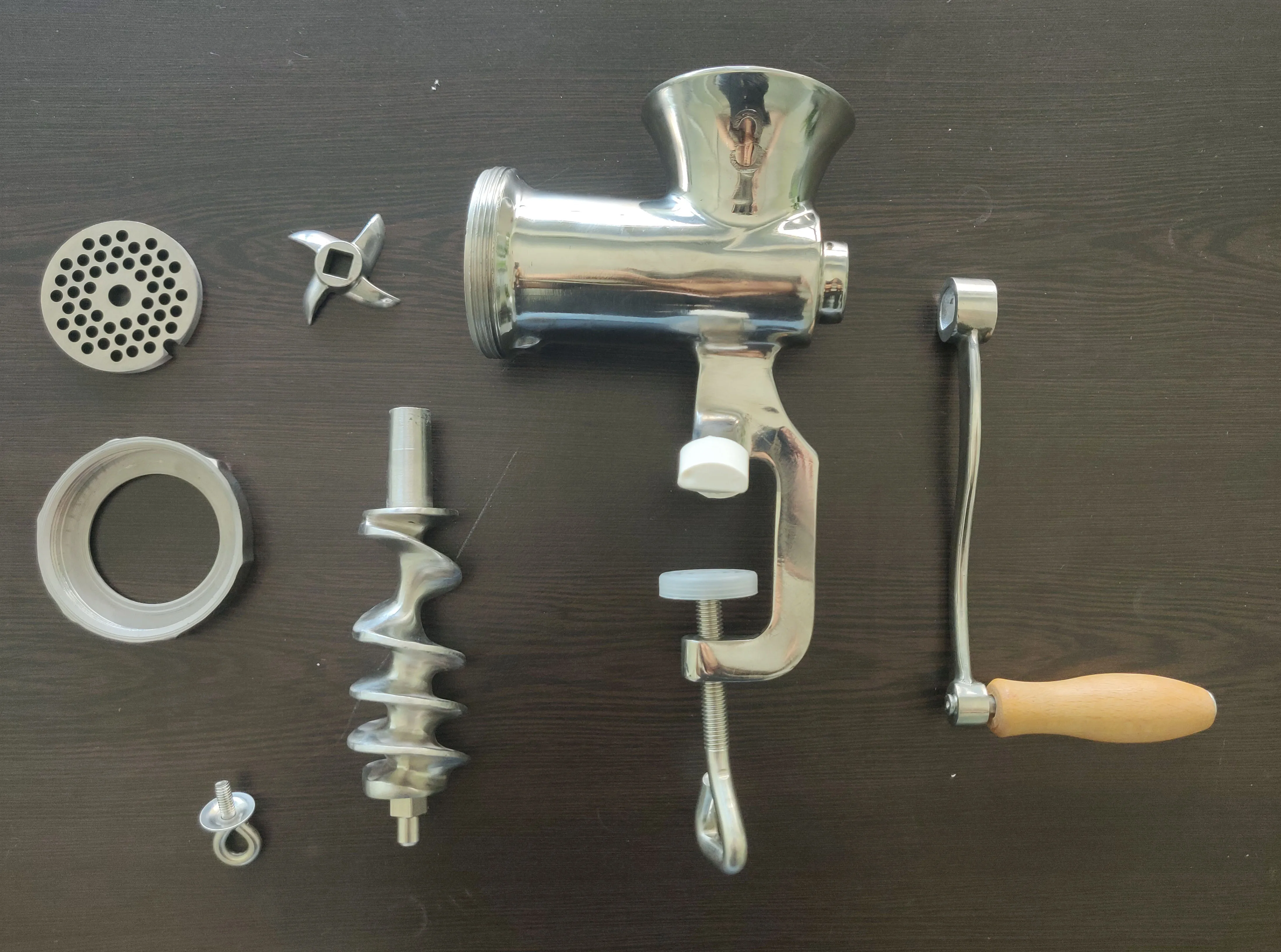 #8 Stainless Steel Hand Operated Porkert Meat Mincer Manual Meat Grinder