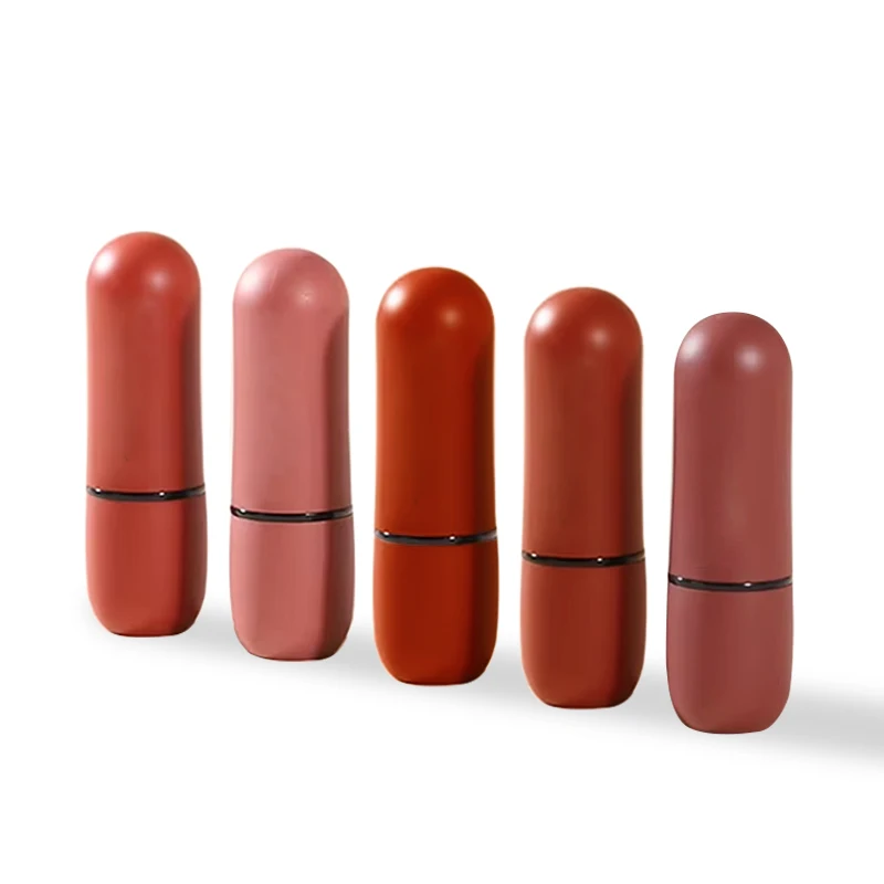 Factory Leppestift High Pigment Long Lasting 21 Color Cream Lipstick Bullet Shaped Lipstick Tube Fruit Flavored Lipstick