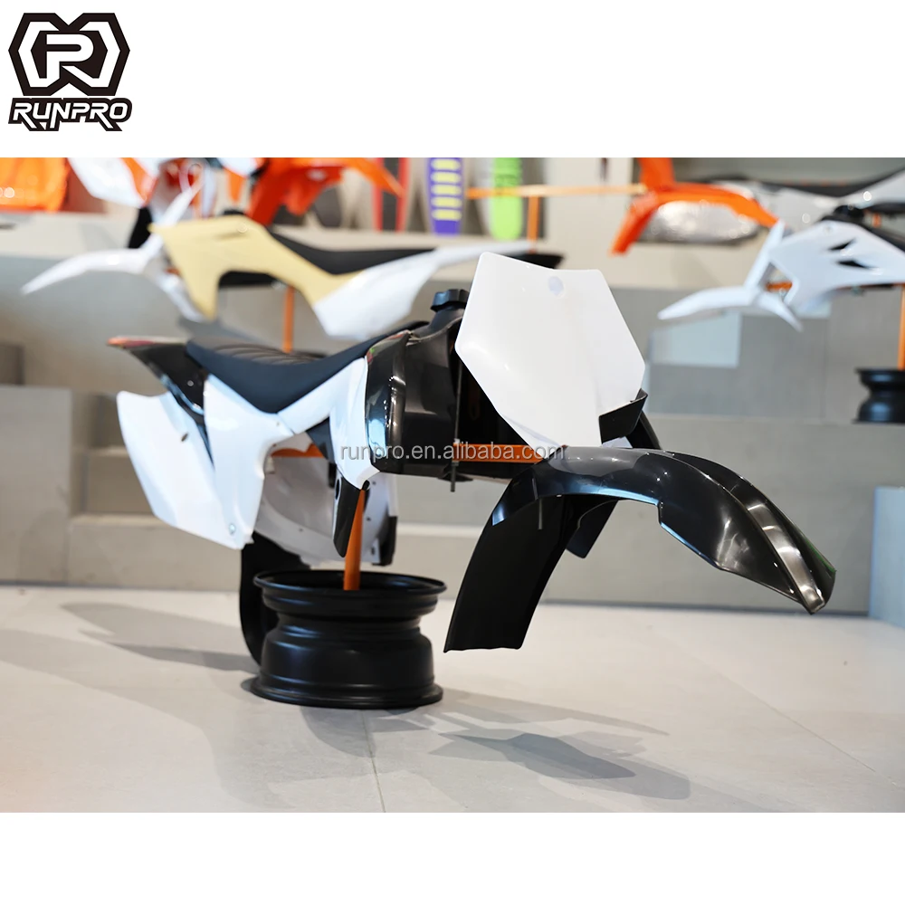 RunPro Motorcycle Dirt Bike Plastic Fairing A Complete Body Kits For KTM85 KTM 85 Body Covering Cowling full body plastic parts