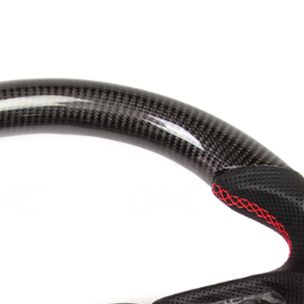 Custom Car Steering Wheel Fit for Audi B8 S4 S5 A4 A5 B8 Real Carbon Fiber Steering Wheel