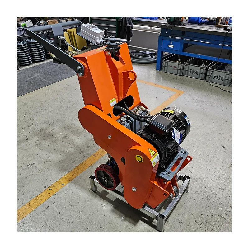 High performance handle push mini concrete milling machine concrete floor scarifier machine with reversible replacement blade