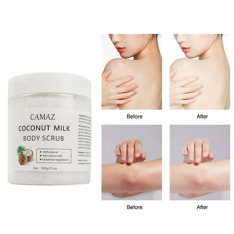 CAMAZ wholesale organic Exfoliating Salt Scrub face and body cleansing scrub gel for black women