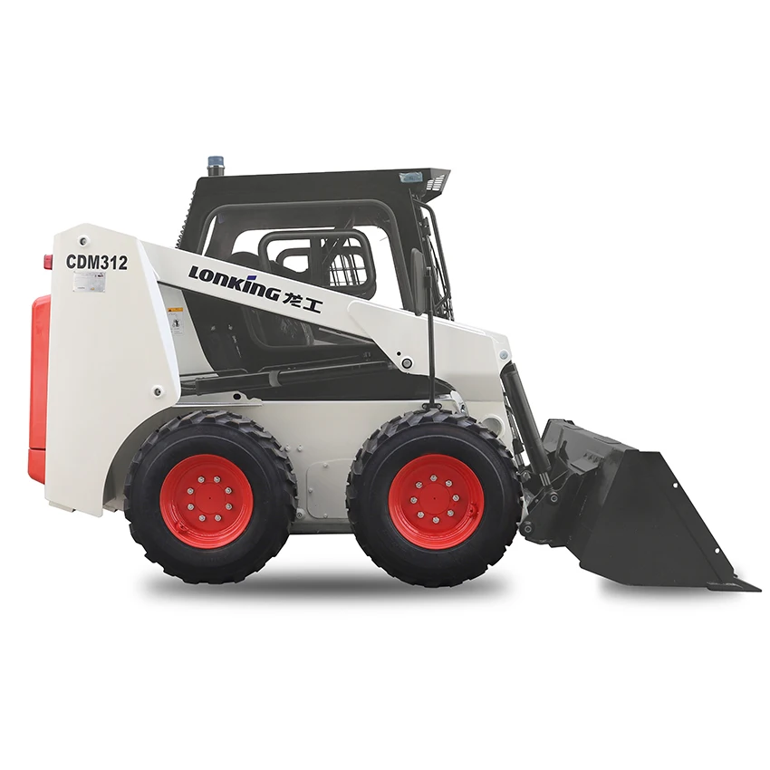 China high quality rawler micro dumper mini skid steer loader for sale CDM312