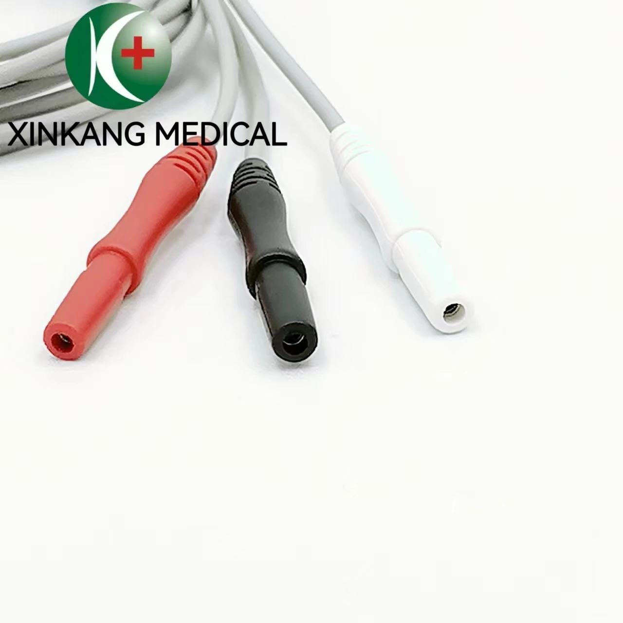 Factory Wholesale 3-Lead Snap Button Ecg Leadwires Compatible Din Ecg Leadwires