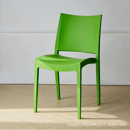 Minghao Brand  China Manufacture Contemporary scandinavian style white stacking bistro plastic restaurant chairs for sale