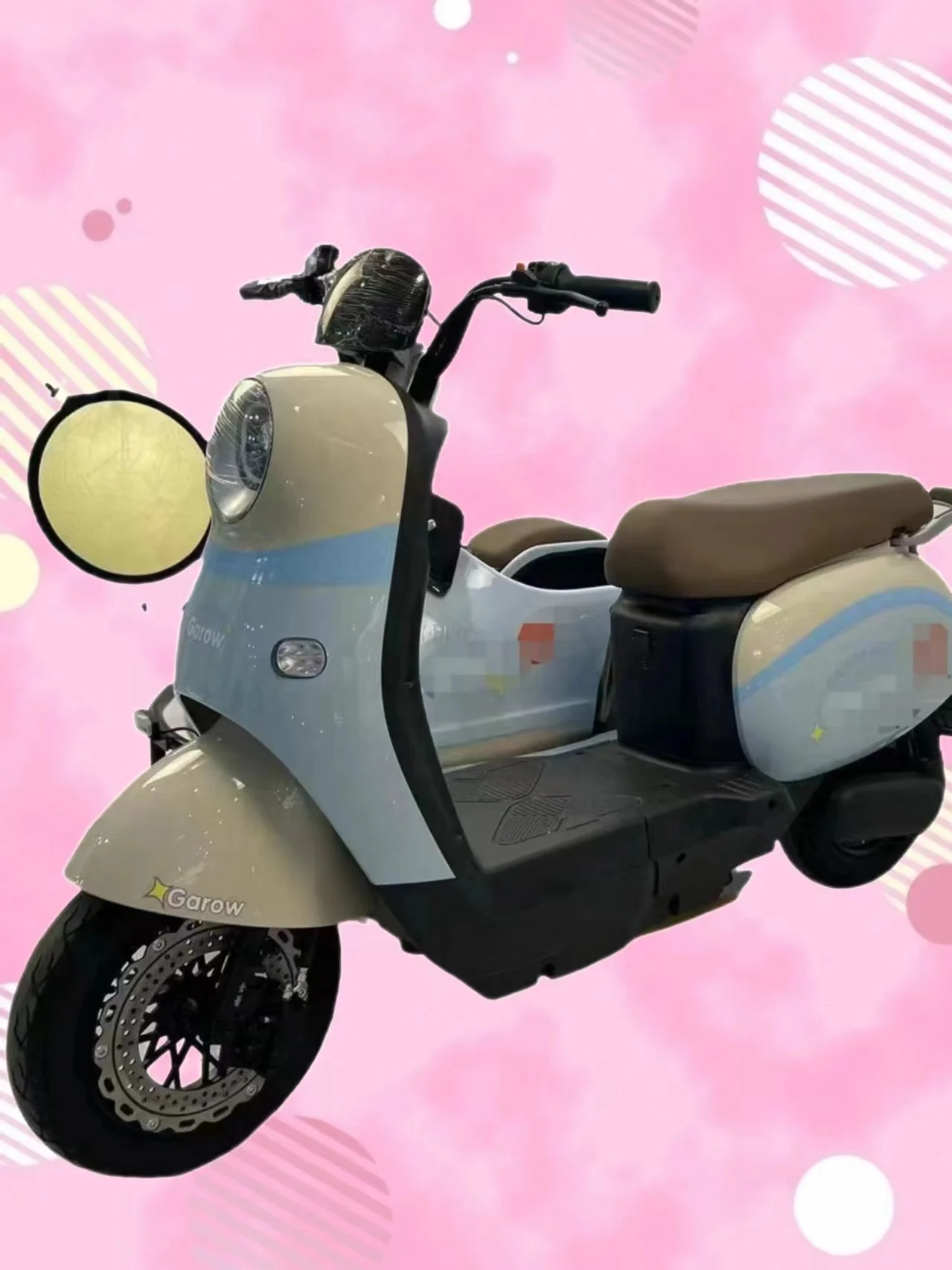 Factory Customizable 72V20AH Electric Straddlt Tricycle Scooter Lithium Battery Powered Steel Frame Adult Electric Tricycle