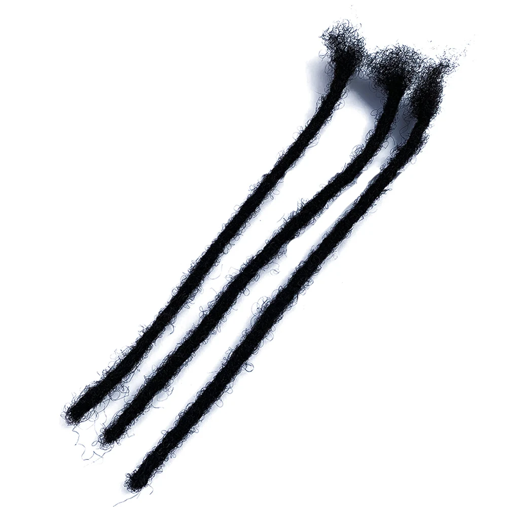 Оптовая цена человеческие волосы систеры дреды для наращивания полностью ручная работа (ширина 0 4 см) 100%