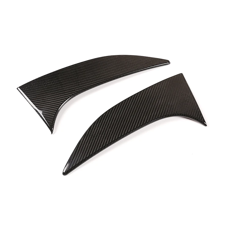 for Alfa Romeo Stelvio 2017-2021 Rear Windshield Side Triangle Decoration Panel Cover Real Carbon Fiber Exterior Accessories