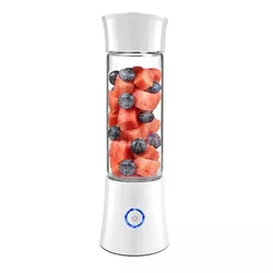 Small Electric Blender USB Mini Vegetable Fruit Rechargeable Juicer Portable Mixer Juicers Cup Ice Portable Smoothie Blender