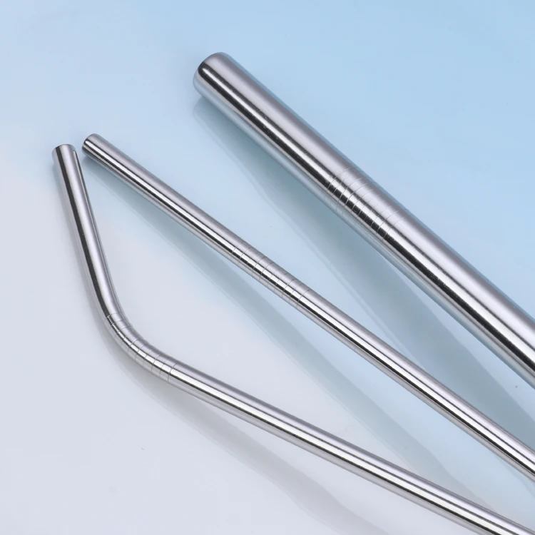 
Reusable Stainless Steel Office Utensil Portable Metal Knife Fork Spoon Drinking Straw Travel Cutlery Set With Bag 