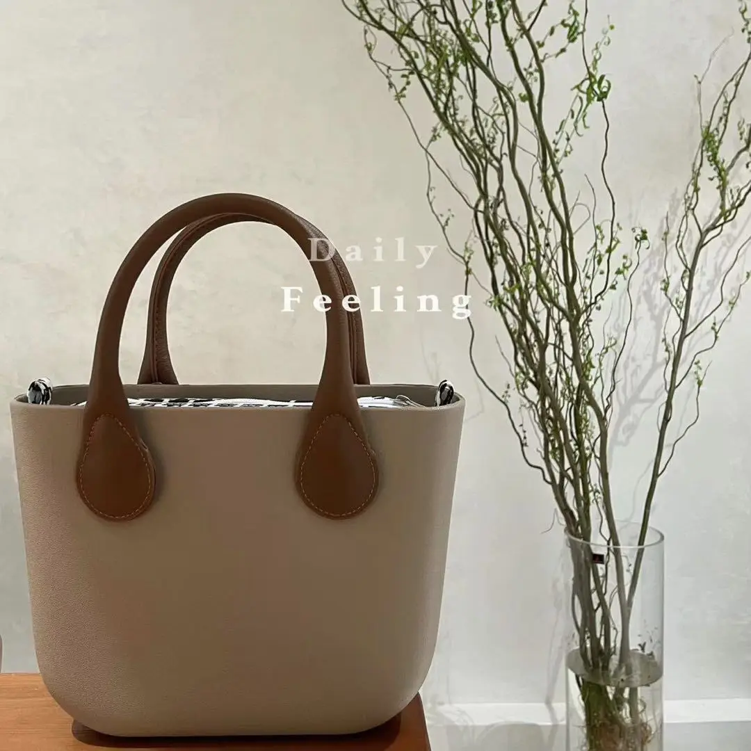 Handbags colorful mini purse with charms  EVA foam rubber summer beach bags open tote bags