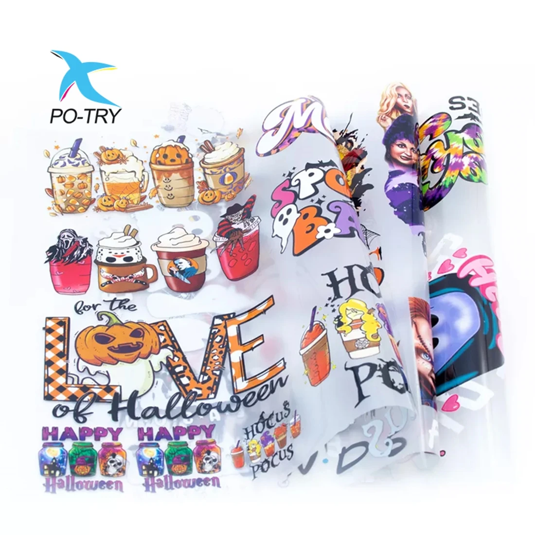 Po-Try A3 A4 A3+ Sheets Dtf Direct To Film Printing On Desktop Dtf Printer L1800 13X19Inch