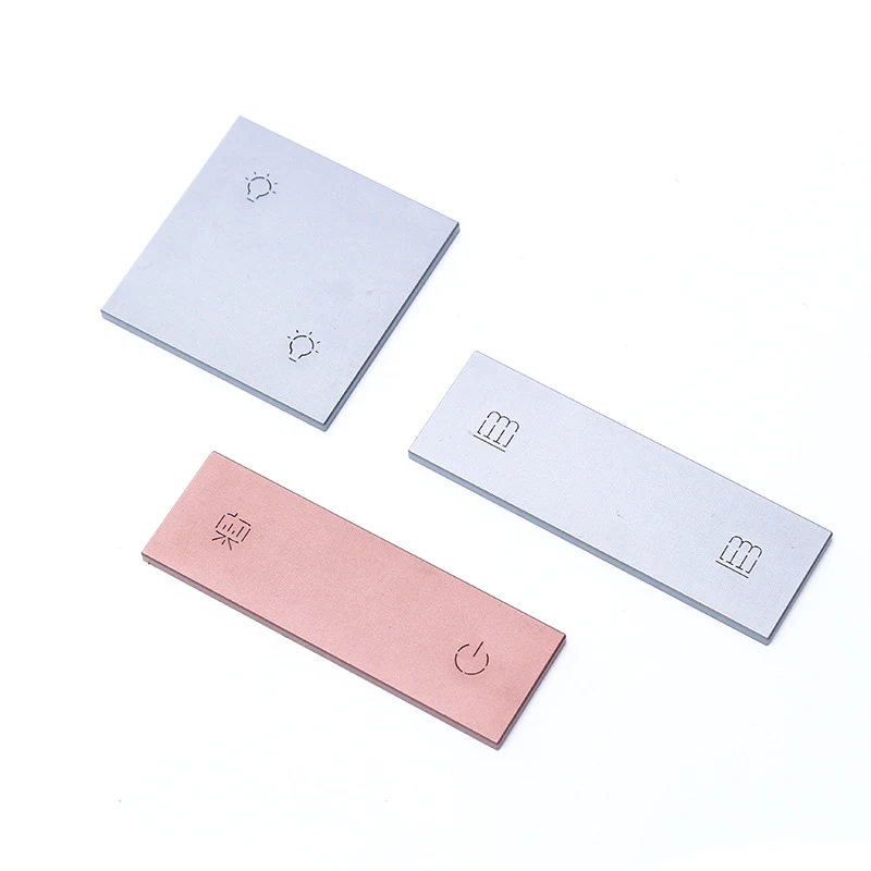 Custom Precision Fabrication Aluminum Stainless Steel Metal Smart Switch Outlet Wall Light Switch Plate Covers