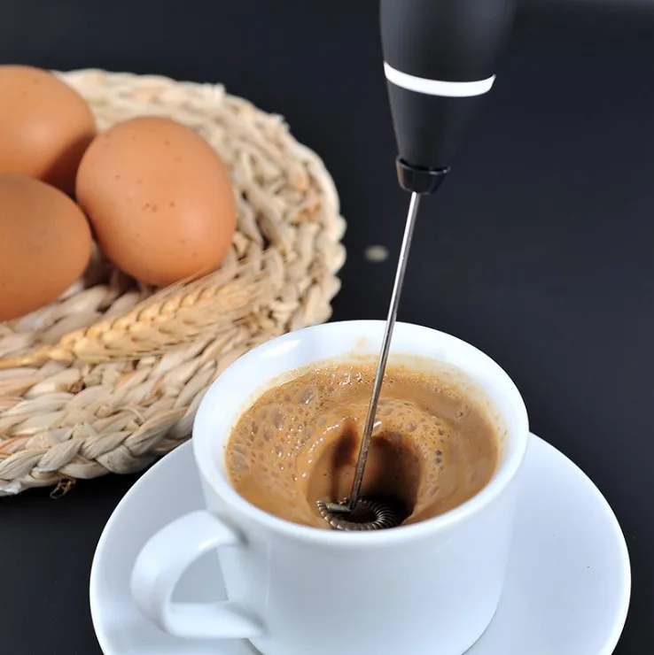USB rechargeable Eggbeaters handheld electric milk frother coffee blender