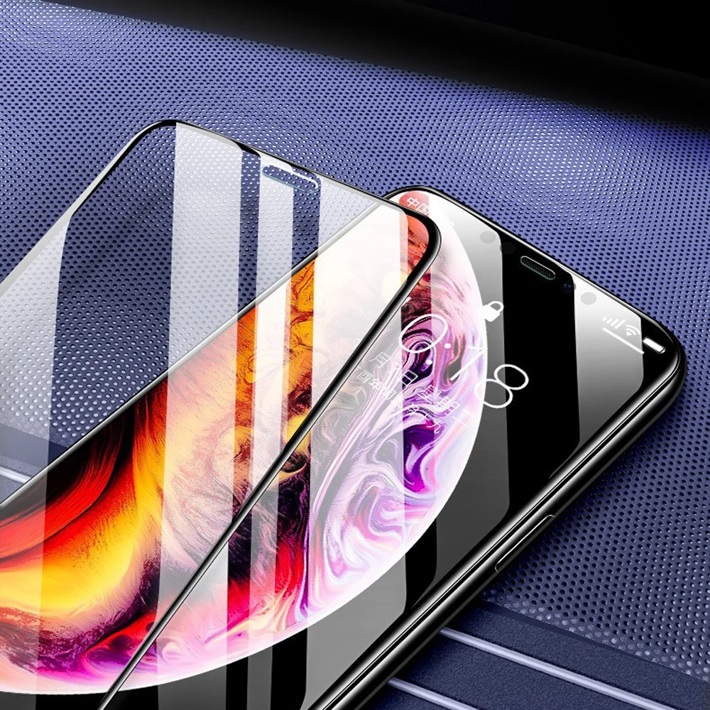 High Quality 9h 2.5D 0.33mm Full Curved Cover Mobile Phone Tempered Glass Screen Protector For Iphone 14 13 12 11 X 8