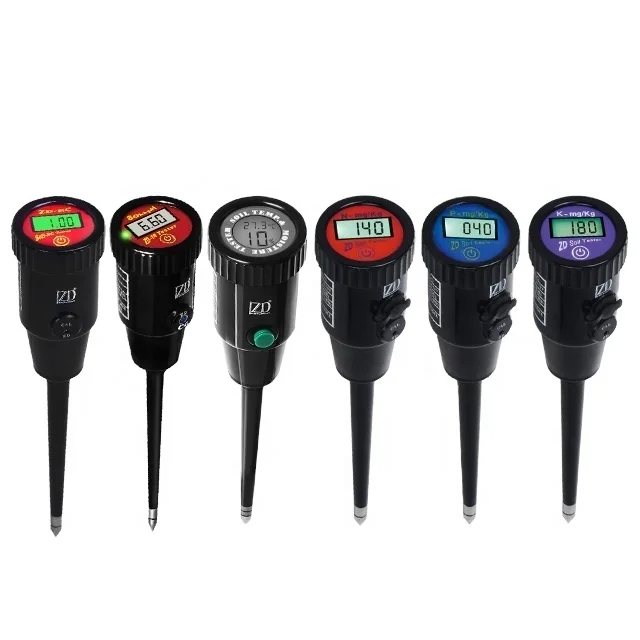 6 in 1 Laboratory digital soil NPK pH EC Temp&humidity sensor meter test kit