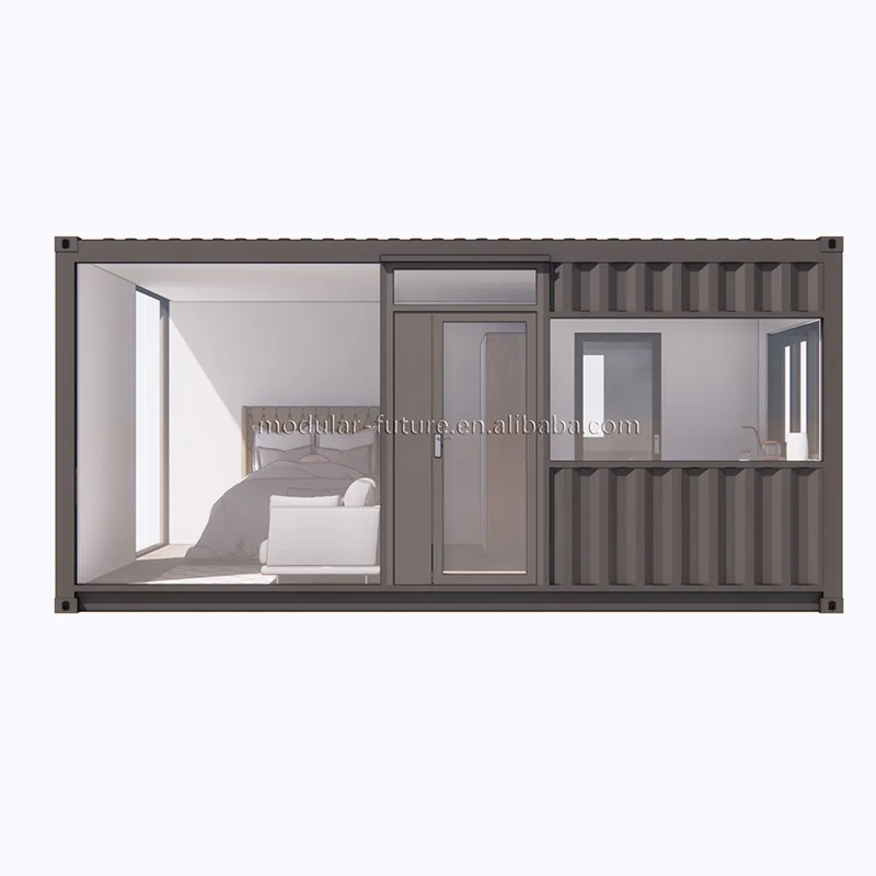 Wholesale Mobile Shipping Container House modern Prefabricated 20ft houses Modular Prefab Trailer mini home Tiny House