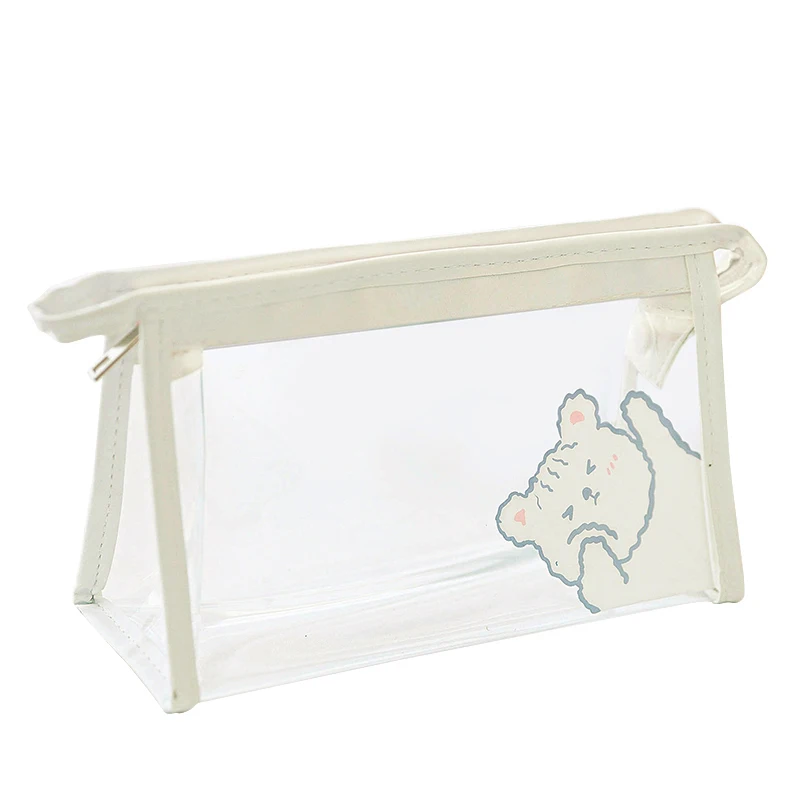 Водонепроницаемая прозрачная косметичка из ПВХ с логотипом на заказ, косметичка из ПВХ