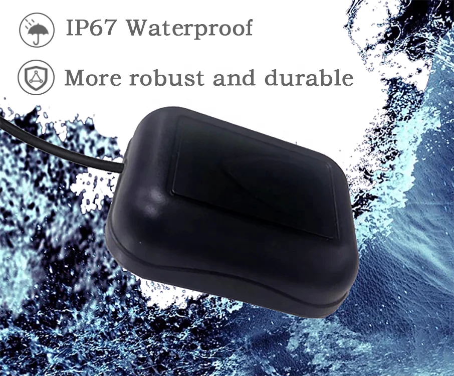 Free Sample 28Dbi 30Dbi External BDS GPS fakra Antenna IP67 Waterproof For Automotive Car Positional