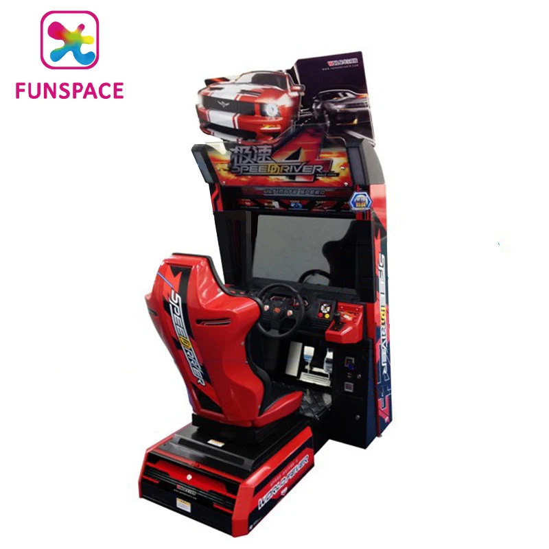 Arcade Car Simulator Speed Racing 4 Game Machine Coin Operated Games Fast Car Furious Racing For Game Zone