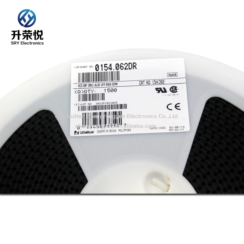 Littelfuse 0154.500DR Nano предохранитель 500mA 0.5A 125 В поверхностного монтажа с держателем предохранителя