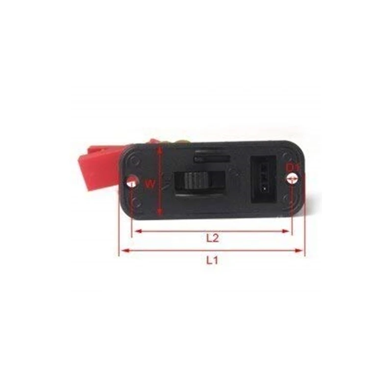 RC игрушечные детали Rcexl переключатель мощности высокого тока с разъемом Futaba для приемника двигателя