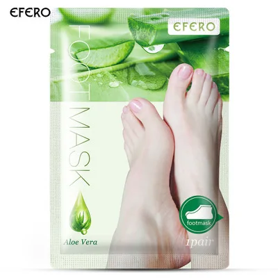 EFERO Moisturizing Nourishing Peeling Exfoliating Natural Aloe Vera Extract Foot Mask