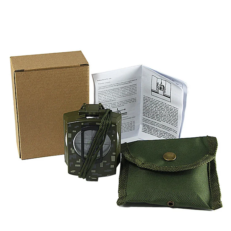 Wholesale American metal north needle high-grade folding K4580 multi-functional luminous compass