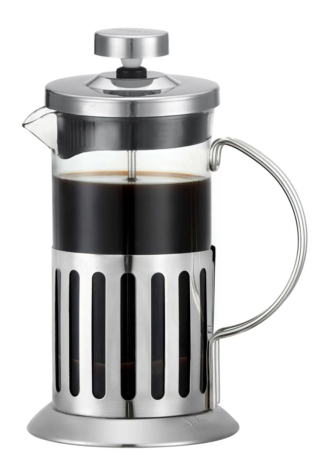 New 600 ML French Press Copper Indian Filter Coffee Maker High Borosilicate Glass of