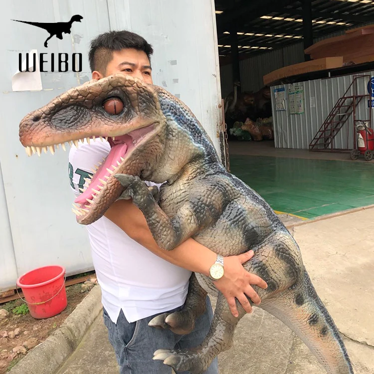 Суперреалистичная кукла-динозавр t-rex с ручным управлением