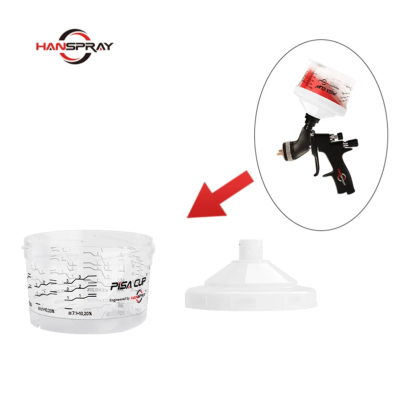 High Quality Spray Gun Cup Accessories Quick Connector Paint Mixing Cup