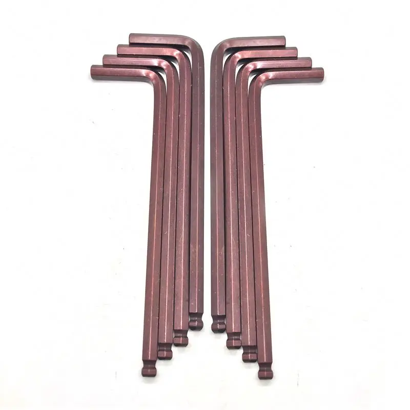 Hexagonal wrench Torx ball point allen long t handle hex key,Allen wrench hex wrench 3mm 6mm 6.5mm Zinc Plated allen hex key