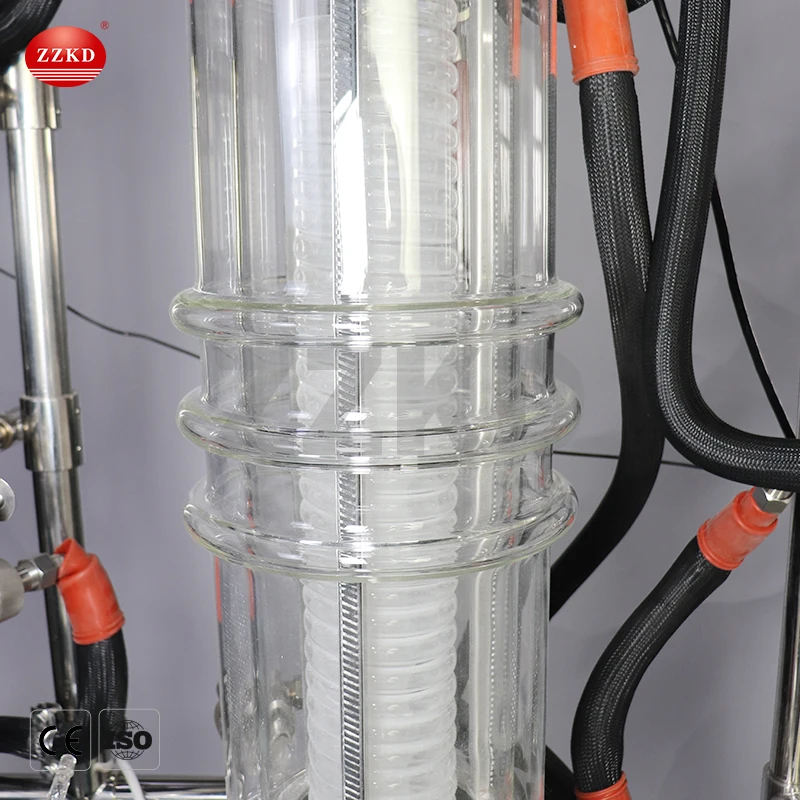 Essential Oil Distillation Equipment Wiped Film Molecular Distillation Thin Film Evaporator