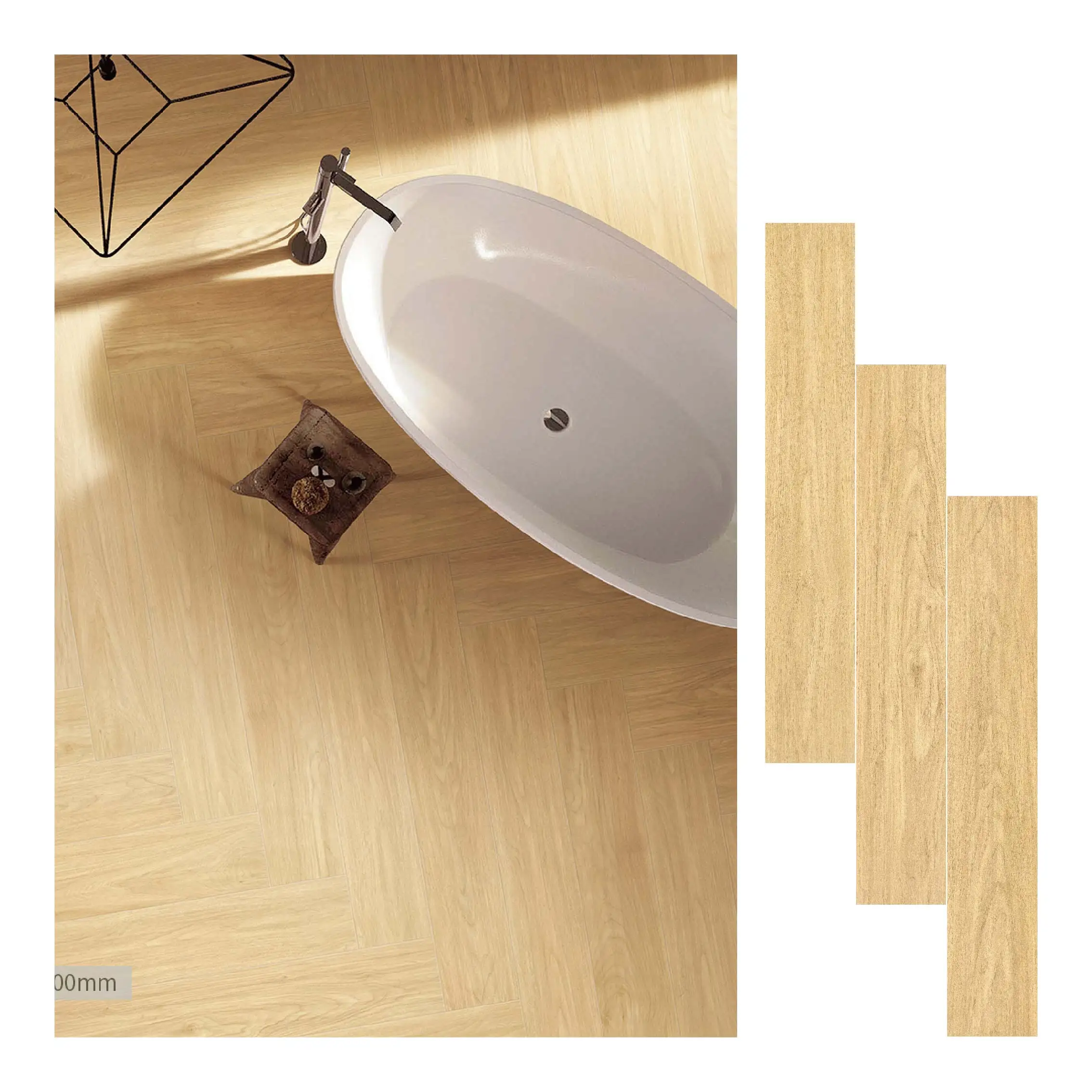 200*1200 beige wooden porcelain china bathroom tiles ceramic design floor tile