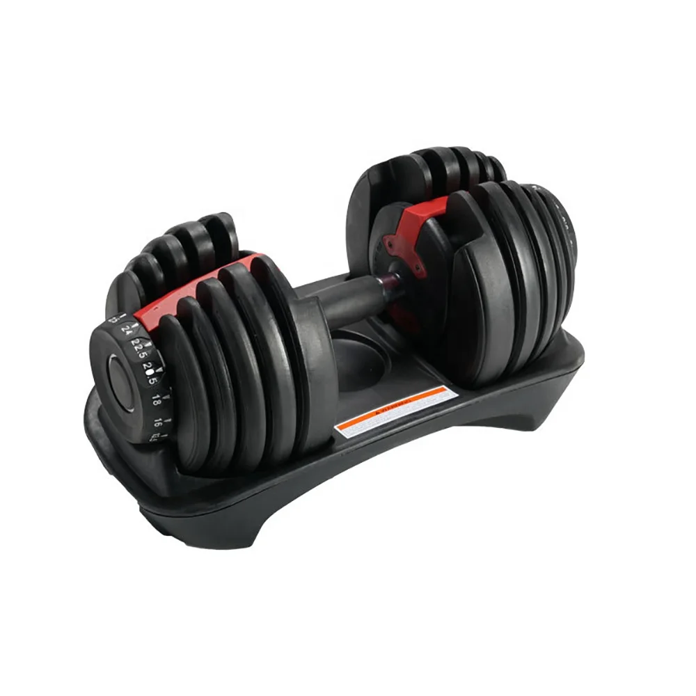 
Factory Direct Cheap Home Gym Equipment 1090 Stainless Steel 24kg 40kg 90lbs Adjustable Block Dumbbell For Fitness 