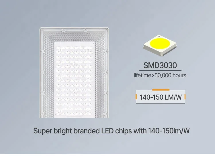 New 150W IP66 LED Solar Street Light with separated solar panel and Remote