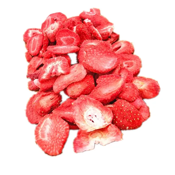 Hot Sale FD Strawberry Flakes  Frozen Dried Strawberry Slices  Healthy Fruit Snacks